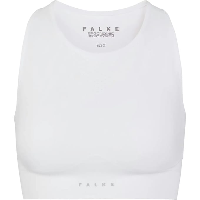 FALKE Support voor milde tot koude temperatur functioneel materiaal Sportbeha dames wit - maat S