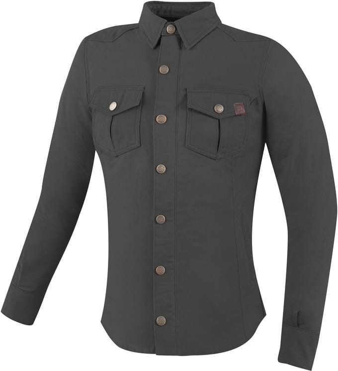 Bogotto Furrow Dames Donkergrijs Motorshirt - Jas
