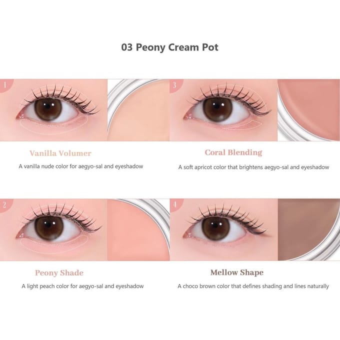 Romand Rom&nd HANALL EYEPOT LINER 01 TAUPE MARRON POT beige