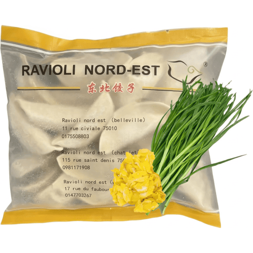 Northeast Dumpling King bieslook- en eierknoedels 420 g