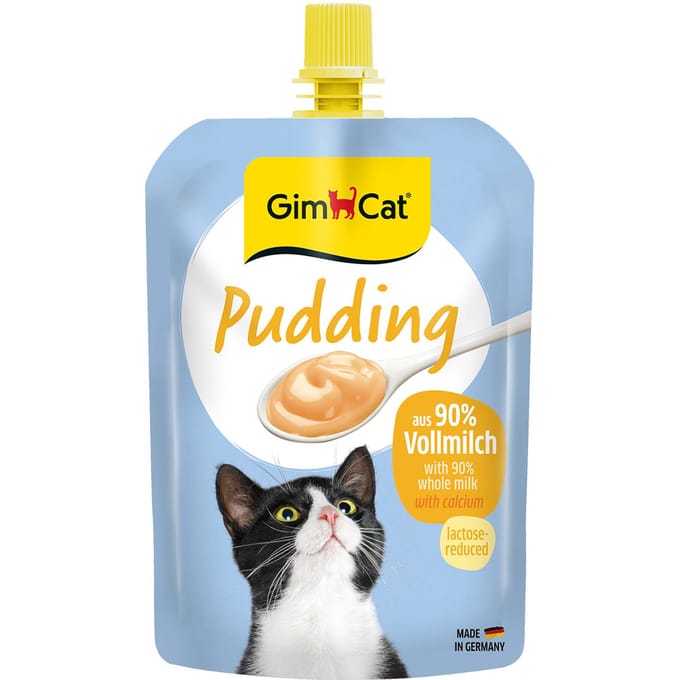 Voordeelverpakking 6x150g GimCat Pudding voor katten Klassieke kattensnack