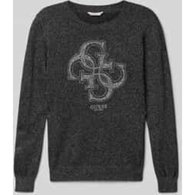Regular fit pullover van viscosemix in gebreide look