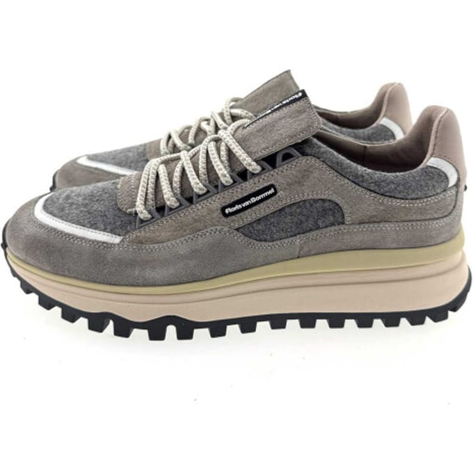 Floris Van Bommel Sfm-10248 De Gripper Sneakers - Suède - Heren - Beige - Maat 43⅓