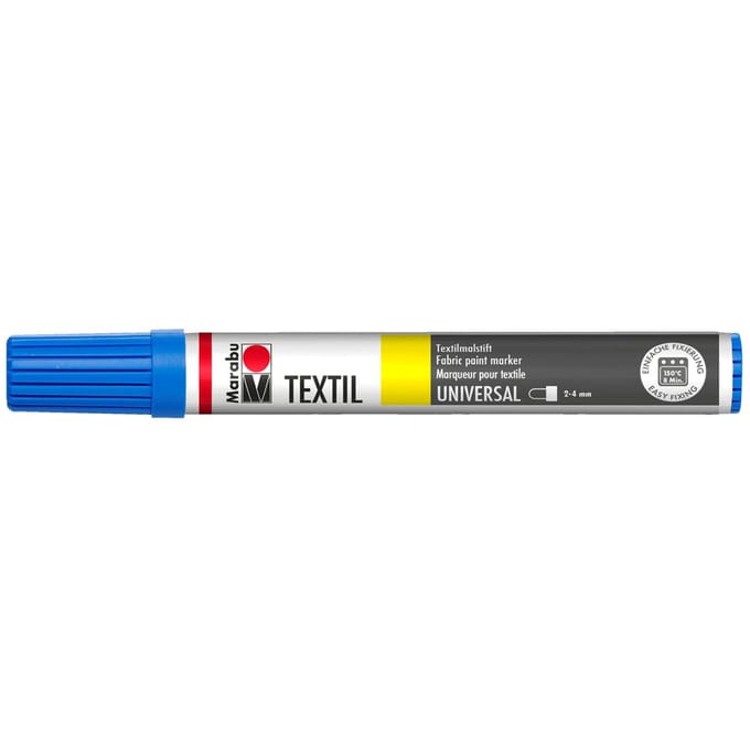 Marabu Textielschilder, 2-4 mm - Azuurblauw