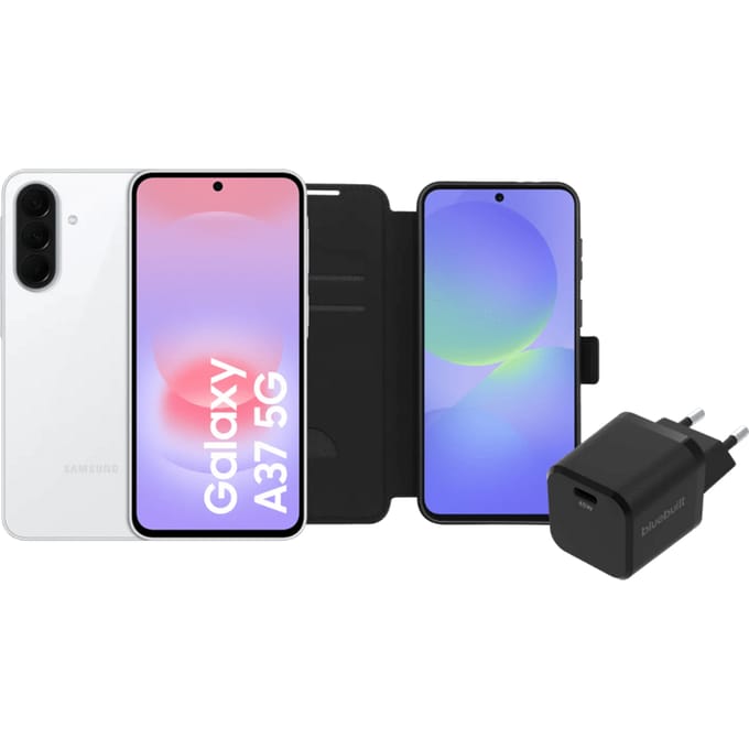 Samsung Galaxy A37 128GB Wit 5G + Basis Accessoirepakket