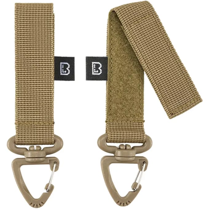 Brandit - Belt and Molle Loop Carabiner 2 Pack Molle accessoire - One size - Beige