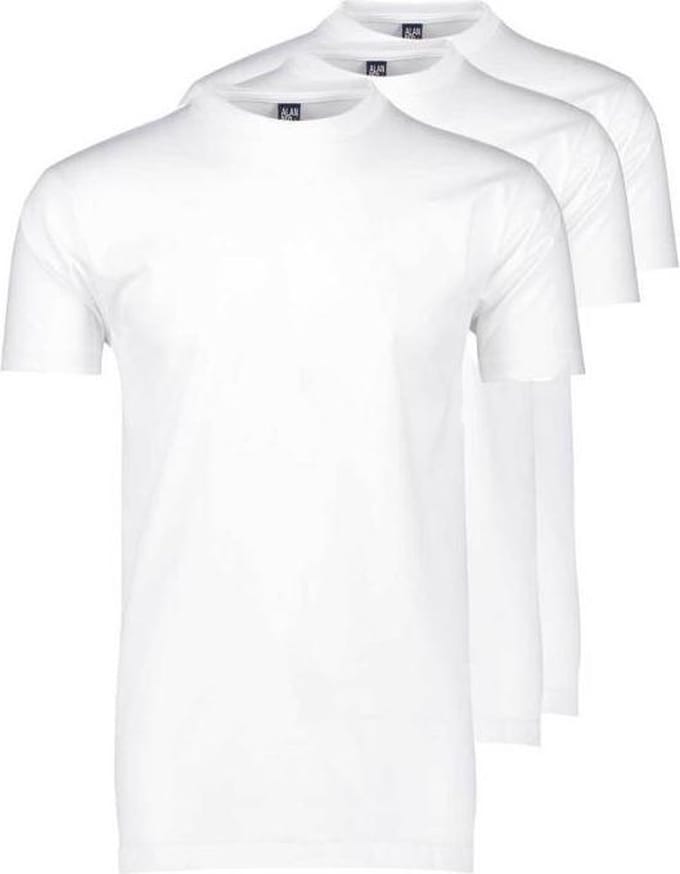 Alan Red 3-pack heren t-shirts Virginia wit