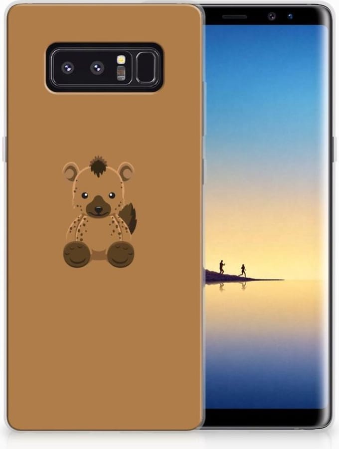 Samsung Galaxy Note 8 Telefoonhoesje met Naam Baby Hyena