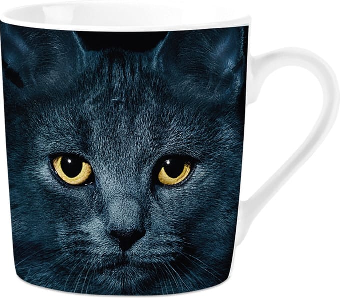 Plenty Gifts Mok Pg Black Cat's Eyes - Cadeau - per stuk