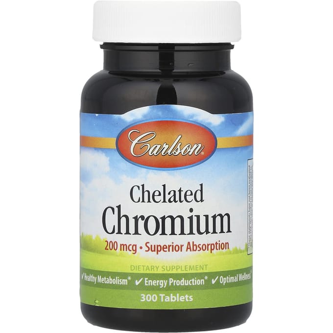 Gecheleerd Chroom, 200 mcg, 300 tabletten