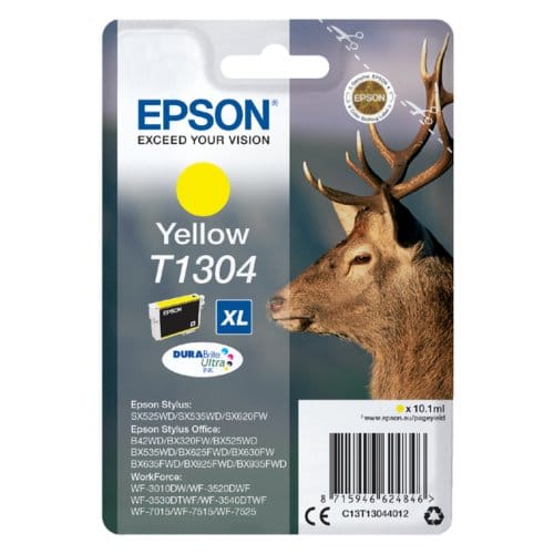 Epson T1304 inktcartridge geel extra hoge capaciteit (origineel)