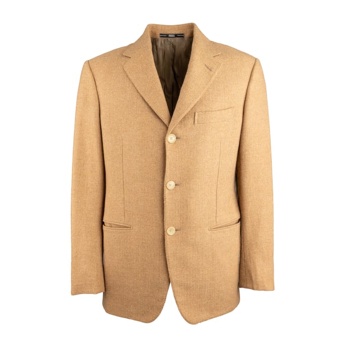 Gianfranco Ferré Camelkleurige blazer - jaren 00