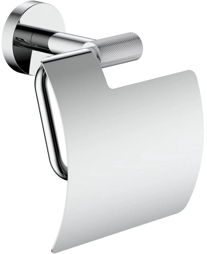 DutchLine - Grip Toilethouder Met Klep – Chroom
