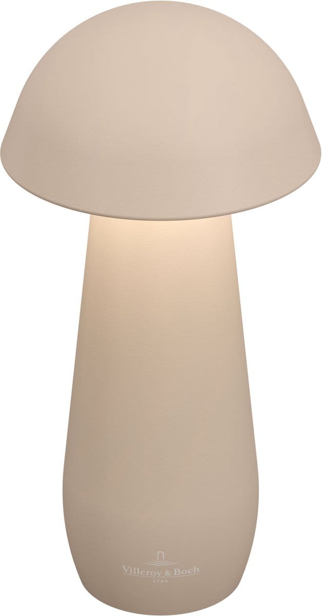 Villeroy & Boch tafellamp MODENA | 16cm| Zand | op accu