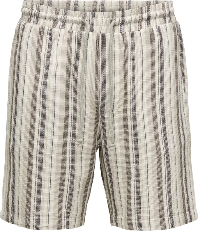 ONLY&SONS - ONSTREV LIFE REG STRU STRIPE SHORTS NOOS - Heren - Bermuda shorts