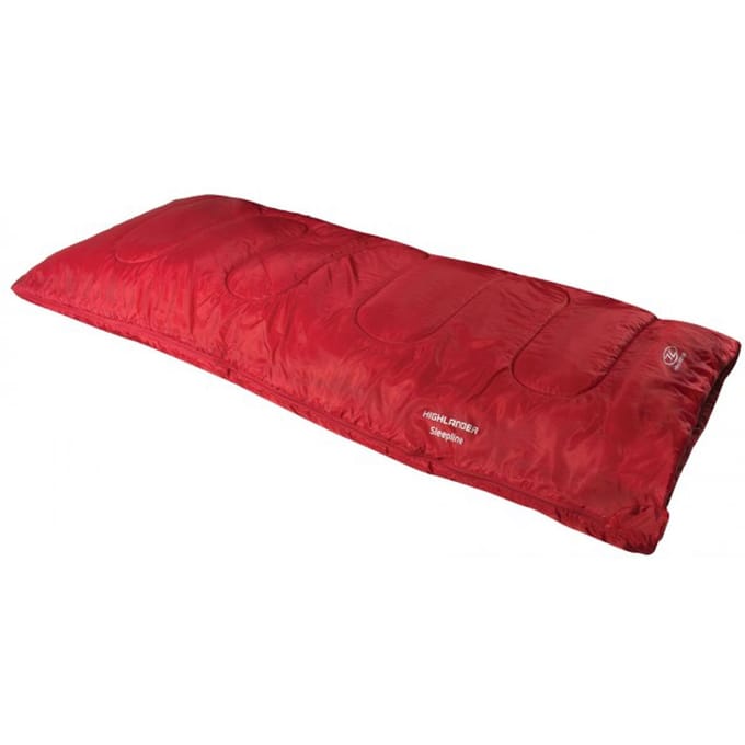Highlander Sleepline 250 Envelope Slaapzak - Rood