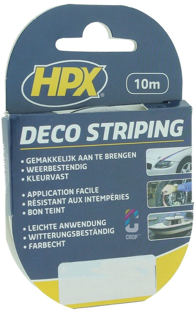HPX Deco Striping Tape - 6mm Wit