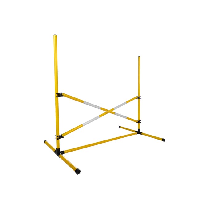 Hobby Horsing Jumping hindernis - geel/wit