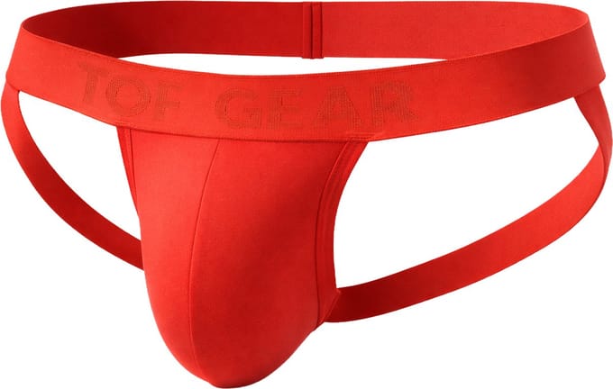 TOF Paris Access Jockstrap Red - MAAT S - Heren Ondergoed - Jockstrap voor Man - Mannen Jock
