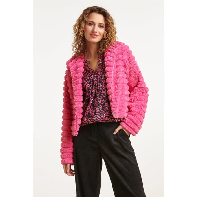 Smashed Lemon 23620 rib gebreid vest lois |