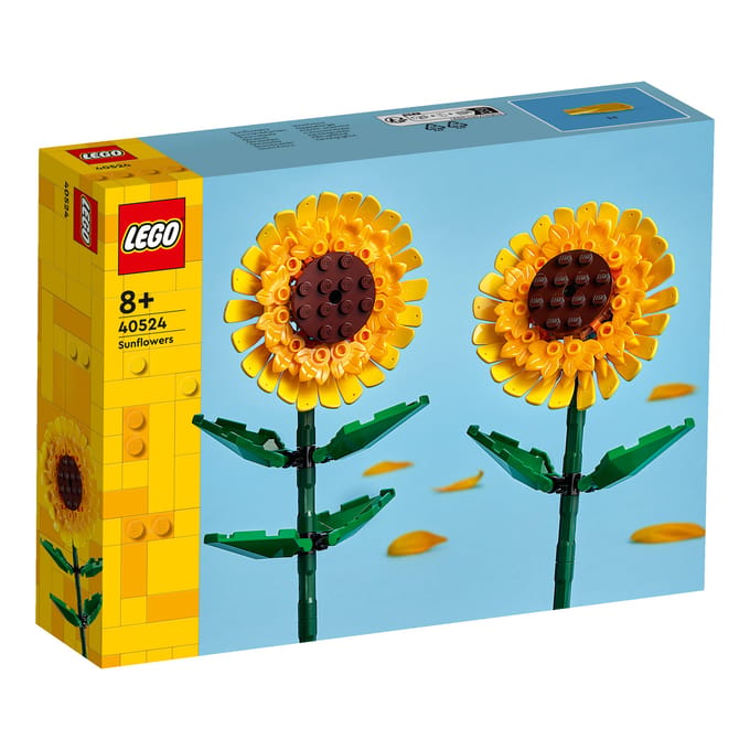 LEGO Botanicals Zonnebloemen Woonasccessoire en Bouwpakket voor Meisjes en Jongens 40524