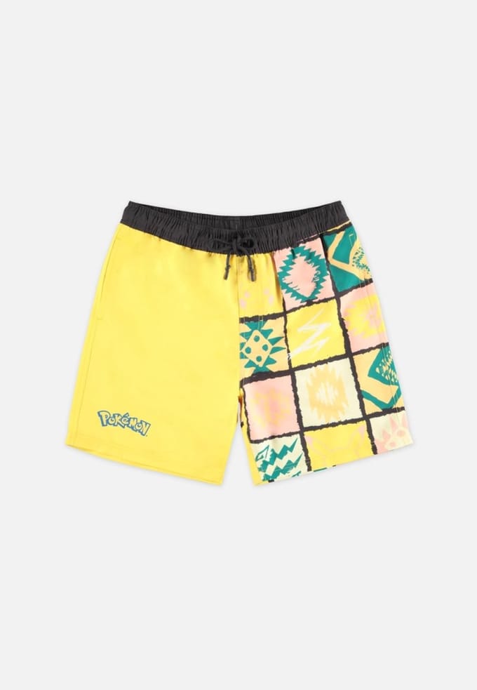 Pokémon - Logo & Graphics Zwemshorts - XS - Geel