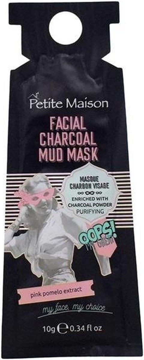 PETITE MAISON Facial Charcoal Mud Mask 10 Gr