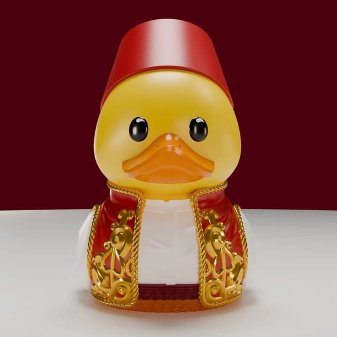 Numskull Travel Tubbz Mini PVC Figure Turkey 5 cm Mini-Figuur