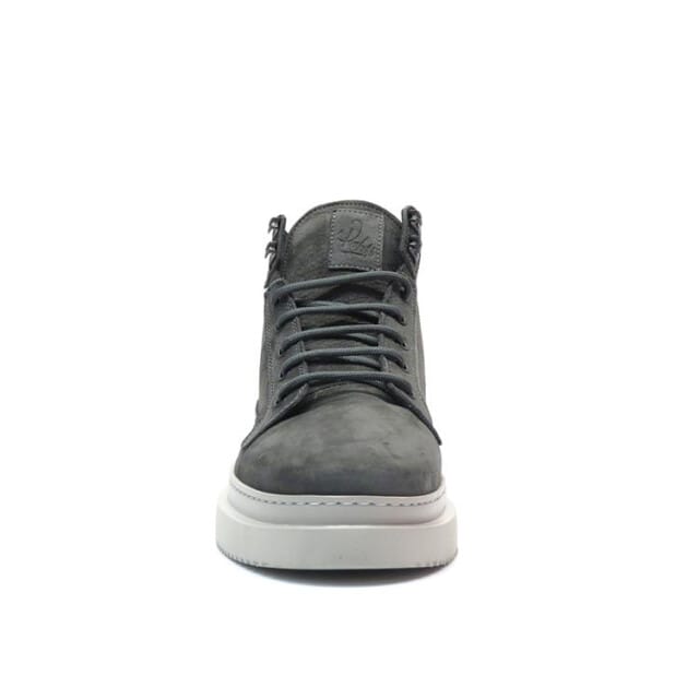 Rehab Morris Nub Donkergrijs Heren Veterboots Middengrijs | Kleur Middengrijs| Maat 43