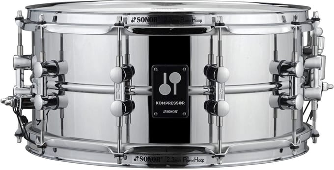 Sonor Kompressor Steel 14x6.5 snaredrum - Snaredrum
