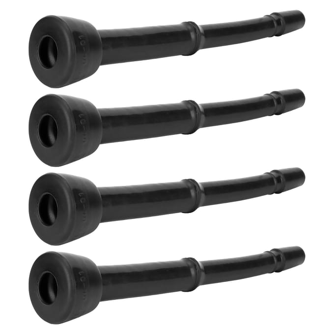 4 Stuks Speenbekervoering Gereedschap Rubber Voering Accessoire voor Vee Geit Melkmachine black