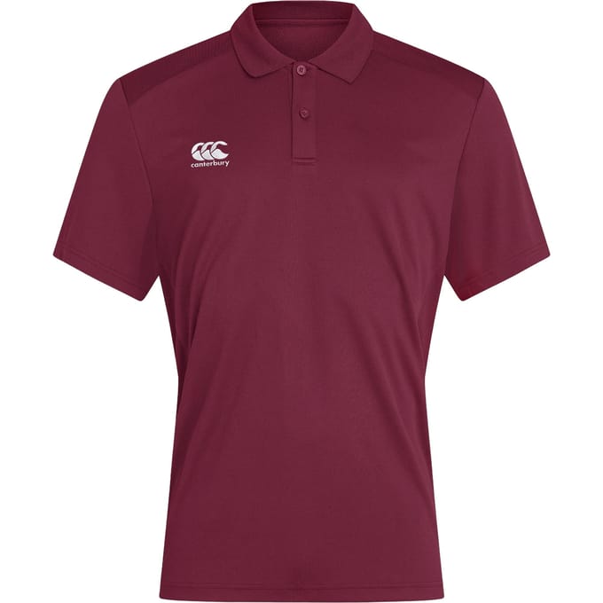 Canterbury Heren Club Dry Poloshirt (Maroon)