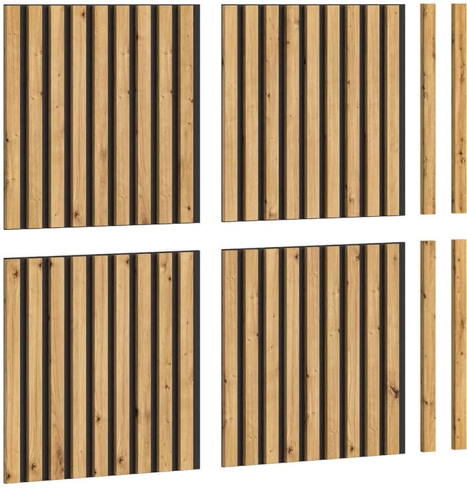 Akoestisch paneel set (4 stuks) - 40x40x2cm