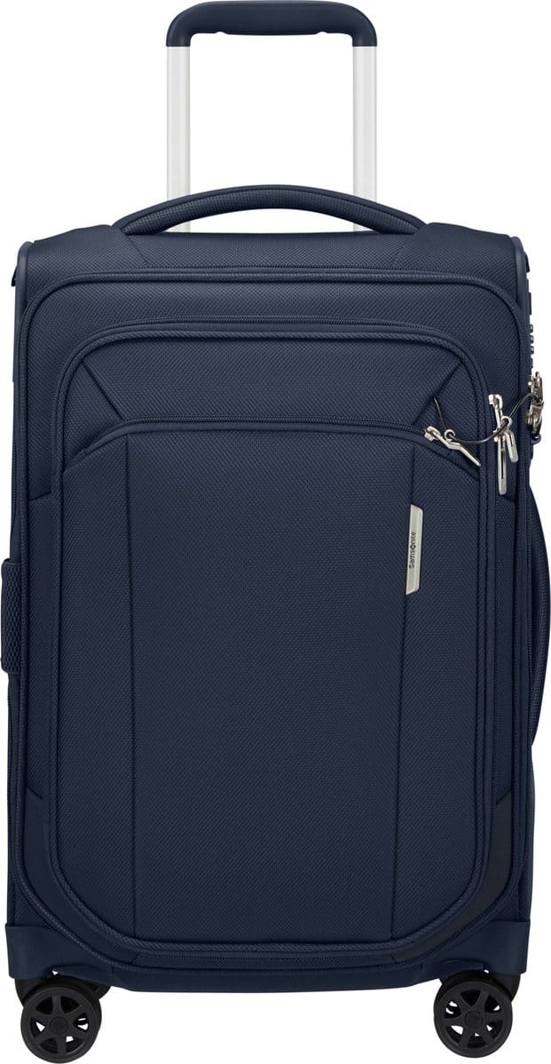 Samsonite Koffer Met Laptopvak - Respark Spin. 55/20 Length 35 Exp (Handbagage) Midnight Blue