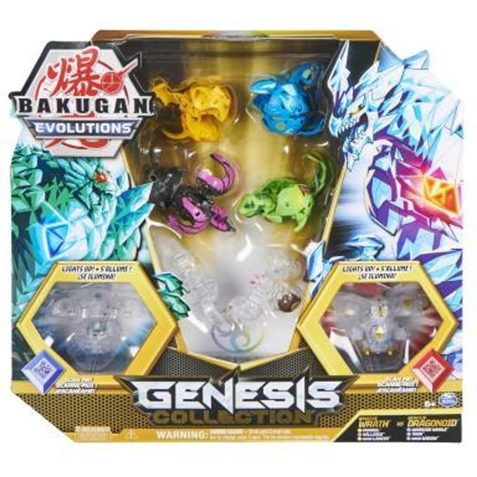 Bakugan Evolutions - Genesis Collection - Met lichtgevende Wrath x Dragonoid