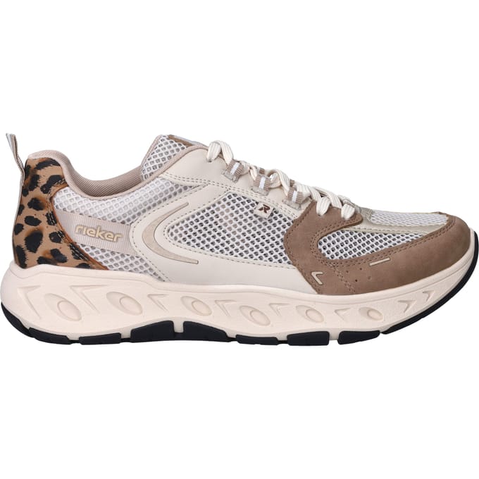Rieker Sport Sneakers - Dames - Beige - Maat:40