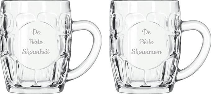 Gegraveerde Bierpul 55cl De Bêste Skoanheit- De Bêste Skoanmem