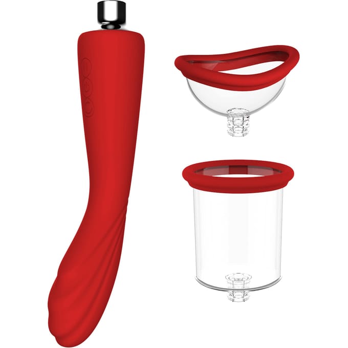 Dream Toys - Georgia dubbelzijdige vibrator - Rood
