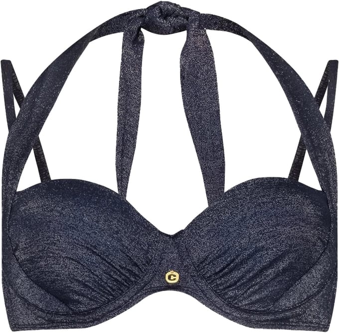 Ten Cate multiway bikini top royal blue voor Dames | Maat 40E (80E)