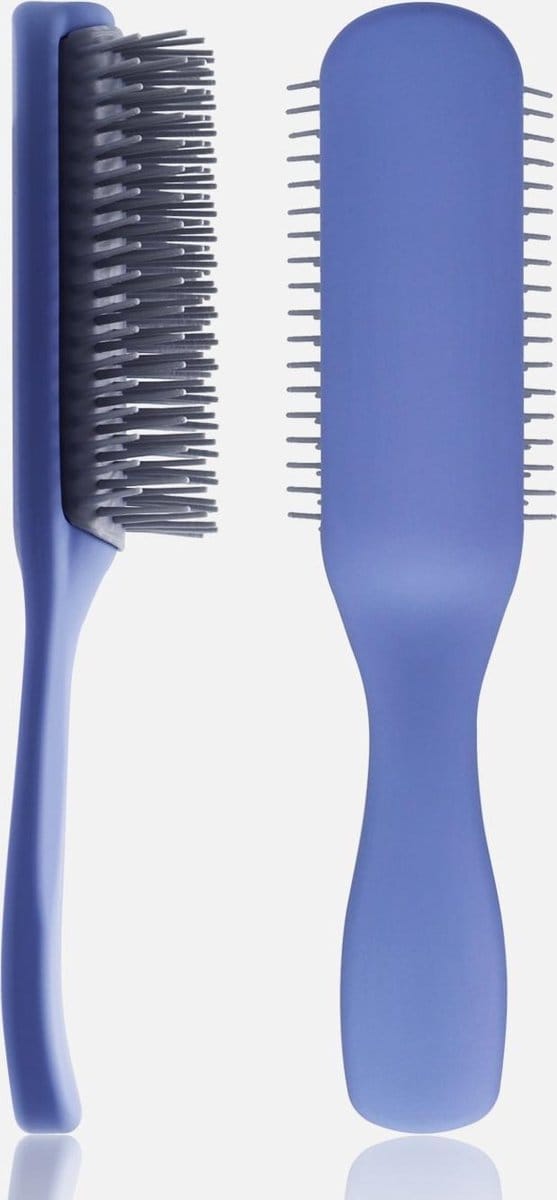 Nine-line comb - Haar borstel Kam Haren Haarborstel - blauw