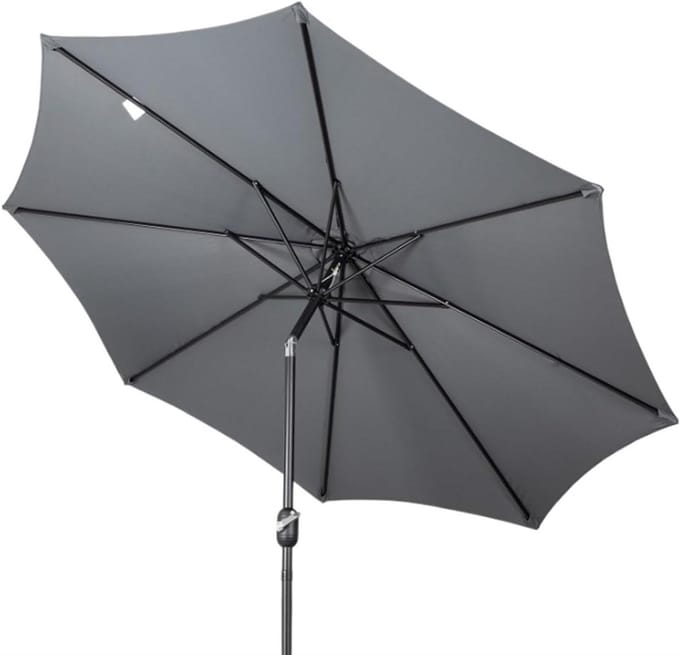 Terras Parasol - Buiten Paraplu - Buiten Ontspannen - Kantelbaar Met Zwengel - 2.76 Meter - E