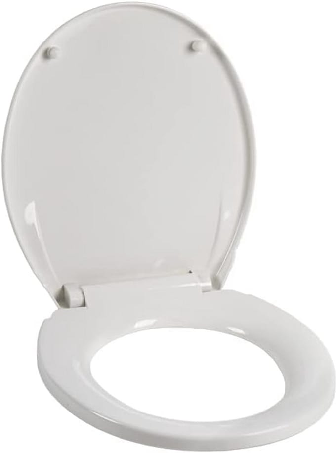 Universele Wc-bril 40,4 x 35,6 cm van Antibacterieel Polypropyleen
