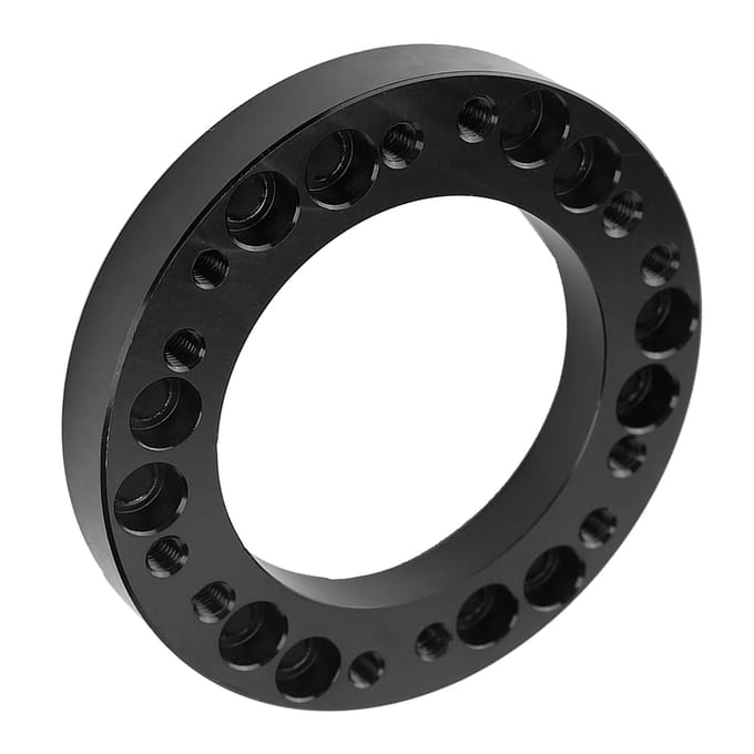 12.5mm Universele Auto Stuurwiel Naaf Racing Spacer Pad Adapter Kit gray