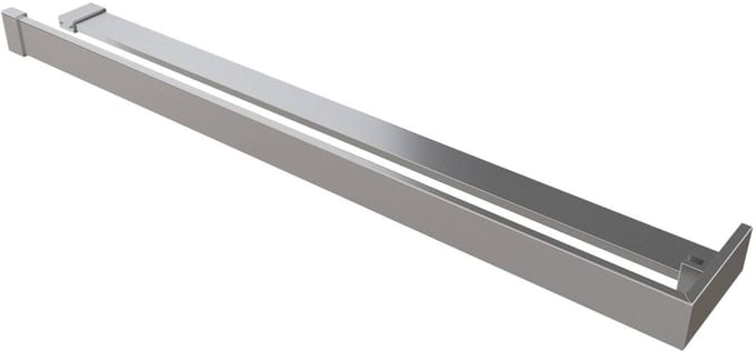 Saqu Modulo handdoekhouder met planchet voor douchewand 120cm Chroom