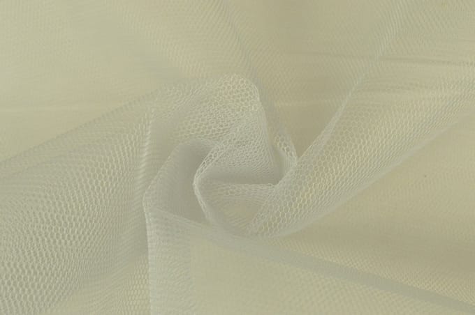 Tule stof - Zilver - 1 meter - Per meter - 150cm breed