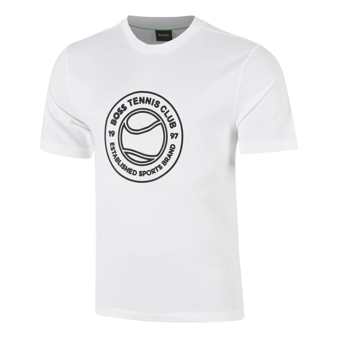 BOSS Join Logo T-shirt Heren-wit