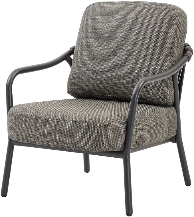 Serenno lounge tuinstoel aluminium antraciet