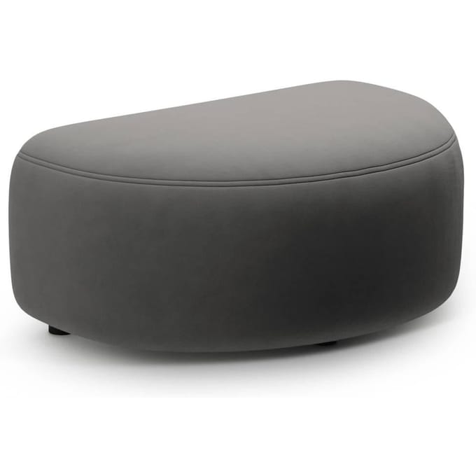 Hocker Kate halfrond velvet | Micadoni