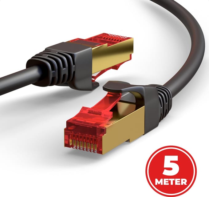 ProFPS Ethernet Kabel Cat 8 - 5 Meter - Netwerkkabel - 40Gbps - RJ45