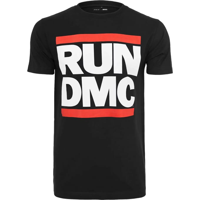 Mister Tee Run DMC - Run DMC Logo Heren Tshirt - 2XL - Zwart